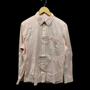 Southern Tide Shirt Men’s‎ Pink Green Plaid Trim Fit Button Down Stretch Size M